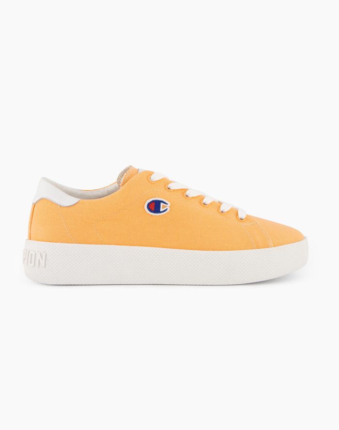 Champion ERA Canvas Yellow Sneakers Womens - South Africa QDLIYF610